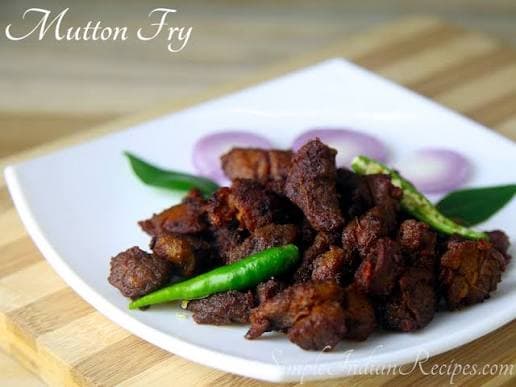 Mutton Fry Sadeko